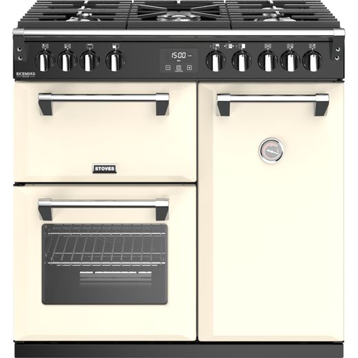 Stoves Richmond Deluxe S900G 90cm Gas Range Cooker - Cream - A/A Rated